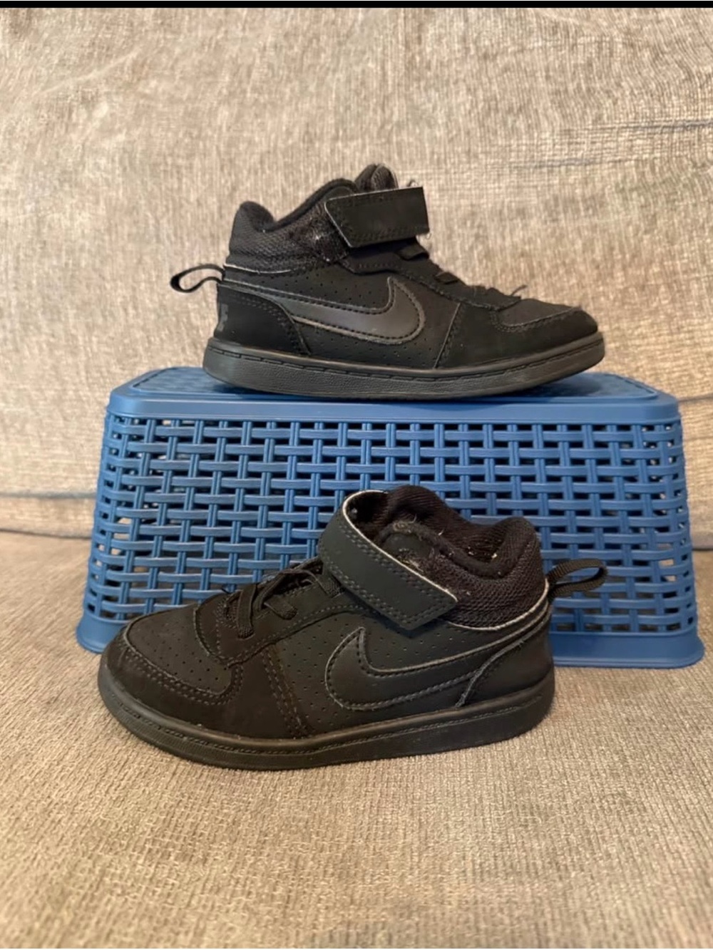 Black Nike Court Borough Mid Sneakers 9c
